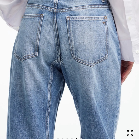 Madewell The Curvy Darted Barrel-Leg Jean in Dobbins Wash - Picture 5 of 10